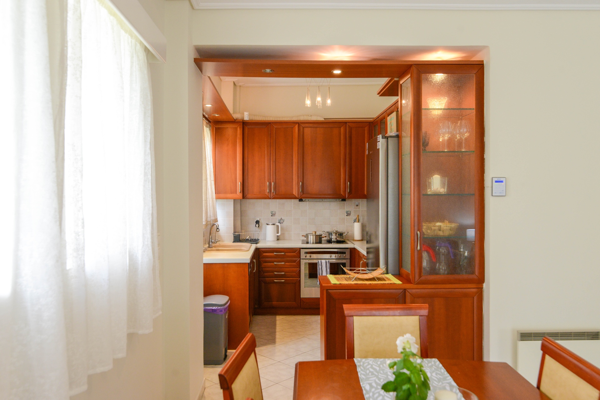 Kitchen view from the dining area